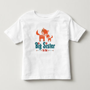 Grote zuster om Woodland Foxes te zijn Kinder Shirts