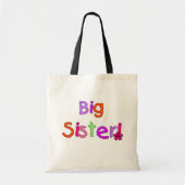 Grote zuster T-shirts en cadeautjes Tote Bag (Voorkant)