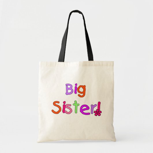 Grote zuster T-shirts en cadeautjes Tote Bag (Voorkant)