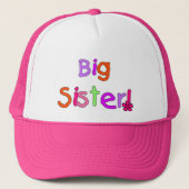 Grote zuster T-shirts en cadeautjes Trucker Pet (Voorkant)
