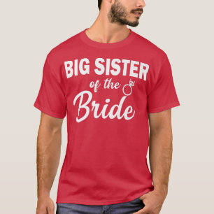 Grote zuster van de Bride Coordinating Wedding Par T-shirt