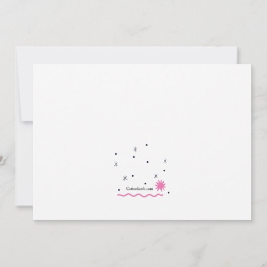 Grote zuster Zwangerschap Aankondiging (Achterkant)