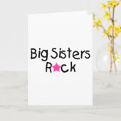 Grote zusters rocken kaart (Gele Bloem)