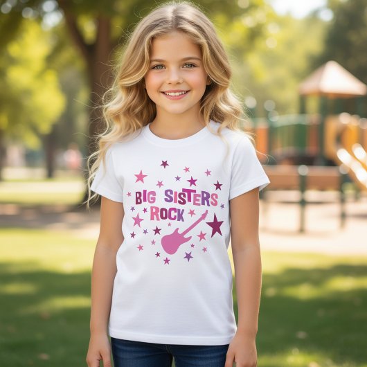 Grote zusters rocken T-shirt voor kinderen