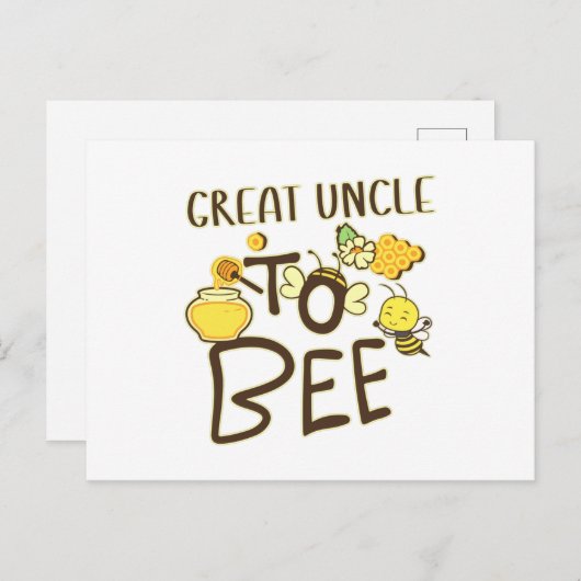 Grote Zwangerschap tussen oom en vrouw Zwangerscha Briefkaart (Voorkant / Achterkant)