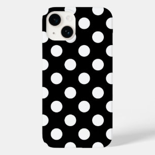 Grote Zwart-witte Stippen Case-Mate iPhone Case