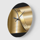 Grote zwarte en gouden klok (Hoek)