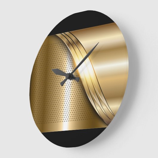 Grote zwarte en gouden klok (Hoek)