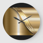 Grote zwarte en gouden klok (Voorkant)