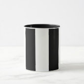 grote zwarte en witte mok (Midden)