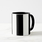 grote zwarte en witte mok (Voorkant rechts)