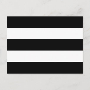 Grote Zwarte en Witte Strepen Briefkaart