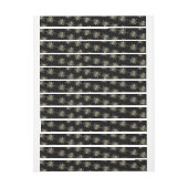 Grote zwarte etiketten voor bijenbeveiliging (Vel)