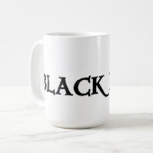 Grote zwarte Ierse mok (Voorkant links)