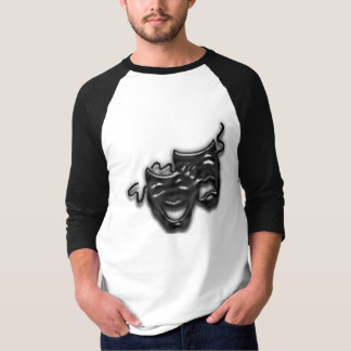 Grote zwarte maskers Raglan T-shirt