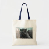Grote zwarte Panther Small Canvas tas (Voorkant)
