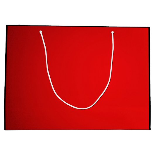Grote zwarte rode tas groot cadeauzakje (Achterkant)