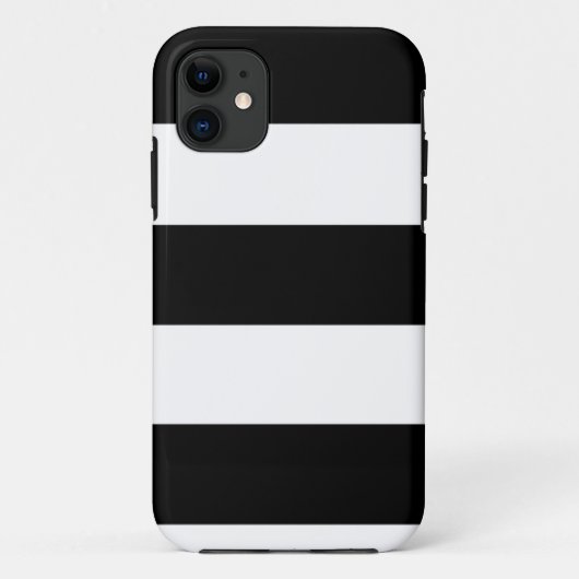 grote zwarte strepen Case-Mate iPhone case (Achterkant)