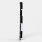 grote zwarte strepen Case-Mate iPhone case (Achterkant/rechts)