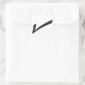 Grote zwarte teek Stickers (Tas)