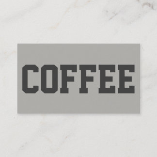 Grote zwarte tekst op witte Punch Loyalty Card