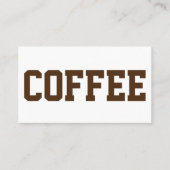 Grote zwarte tekst op witte Punch Loyalty Card (Voorkant)