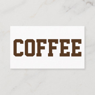 Grote zwarte tekst op witte Punch Loyalty Card