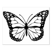Grote zwarte vlinder Rubberstempel (Afrduk)