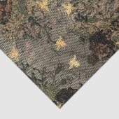 Grote zwarte witte bijen tissuepapier (Detail)