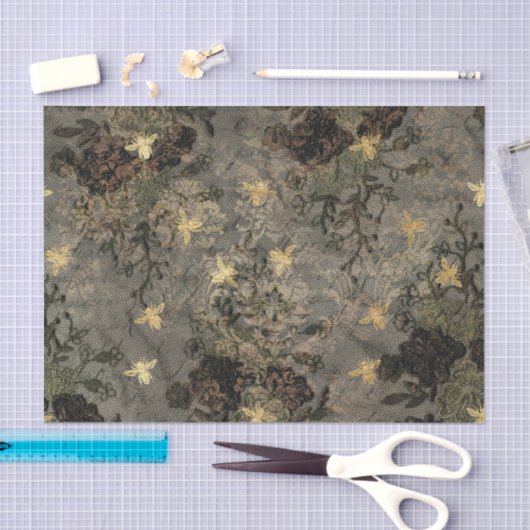 Grote zwarte witte bijen tissuepapier (Craft)