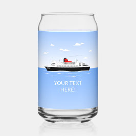 Grote zwembadfeestje blikvorm glas