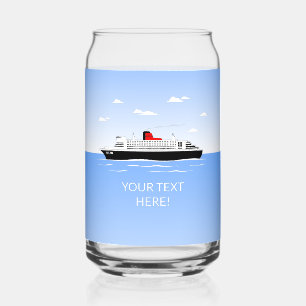 Grote zwembadfeestje blikvorm glas