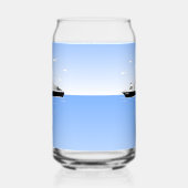 Grote zwembadfeestje blikvorm glas (Links)