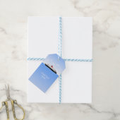 Grote zwembadfeestje cadeaulabel (Met Touw)