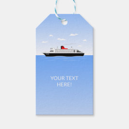 Grote zwembadfeestje cadeaulabel