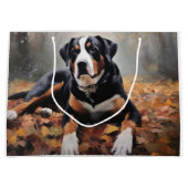 Grote Zwitserse berg in de herfst bladeren Herfst Groot Cadeauzakje (Voorkant)