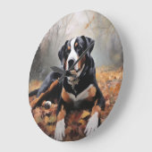 Grote Zwitserse berg in de herfst bladeren Herfst Grote Klok (Hoek)