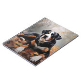 Grote Zwitserse berg in de herfst bladeren Herfst Notitieboek (Linkerzijde)