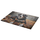 Grote Zwitserse berg in de herfst bladeren Herfst Snijplank (Hoek)