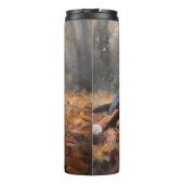 Grote Zwitserse berg in de herfst bladeren Herfst Thermosbeker (Achterkant)