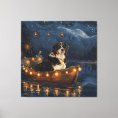 Grote Zwitserse berg Kerstmis feestelijke reis Canvas Afdruk (Voorkant)