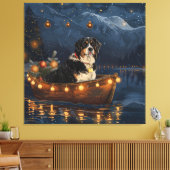 Grote Zwitserse berg Kerstmis feestelijke reis Canvas Afdruk (Insitu (Woonkamer))