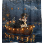 Grote Zwitserse berg Kerstmis feestelijke reis Douchegordijn (Voorkant)