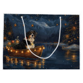 Grote Zwitserse berg Kerstmis feestelijke reis Groot Cadeauzakje (Achterkant)