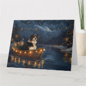 Grote Zwitserse berg Kerstmis feestelijke reis Kaart (Voorkant)