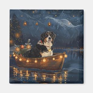 Grote Zwitserse berg Kerstmis feestelijke reis Magneet