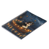 Grote Zwitserse berg Kerstmis feestelijke reis Notitieboek (Linkerzijde)