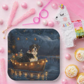 Grote Zwitserse berg Kerstmis feestelijke reis Papieren Bordje (Feest)