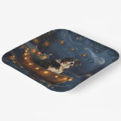 Grote Zwitserse berg Kerstmis feestelijke reis Papieren Bordje (Gebogen)