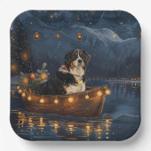 Grote Zwitserse berg Kerstmis feestelijke reis Papieren Bordje (Voorkant)